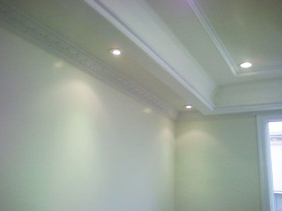 House Located in Brookly, NY. - Ceiling - Displaying Moldings and Ceiling Lights
